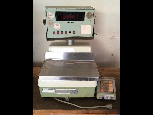 Scrapping a large digital scale for loads of cast aluminum, copper, GOLD, and other metals.