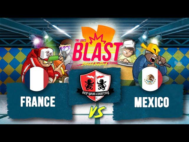 France vs Mexico I Rep Your Country Semifinal I The Legits Blast 2024