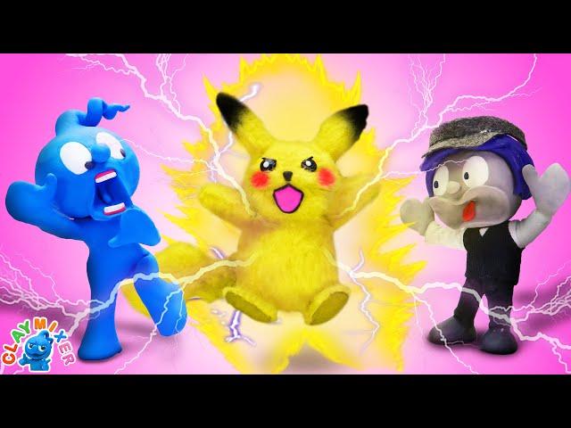 Tiny Pokemon Cinema | Clay Life Story | Claymixer TDC