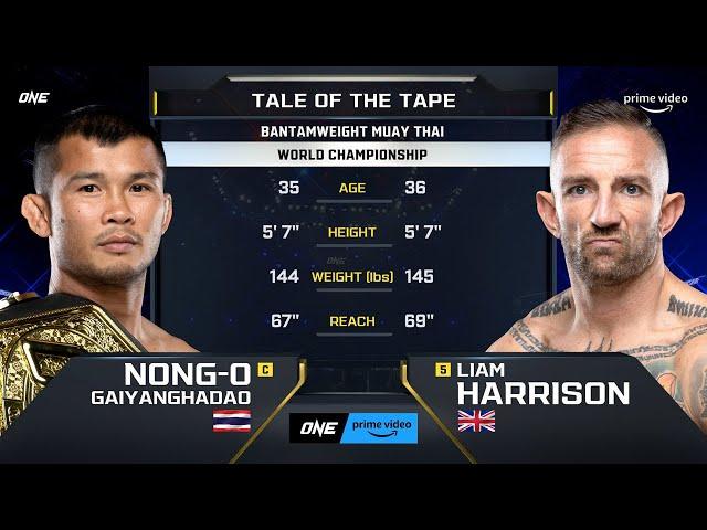 Nong-O Gaiyanghadao vs. Liam Harrison | ONE Championship Full Fight