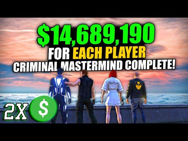 GTA 5 Online Criminal Mastermind $14,689,190 For Each Players!, From Fleeca To The Pacific Standard