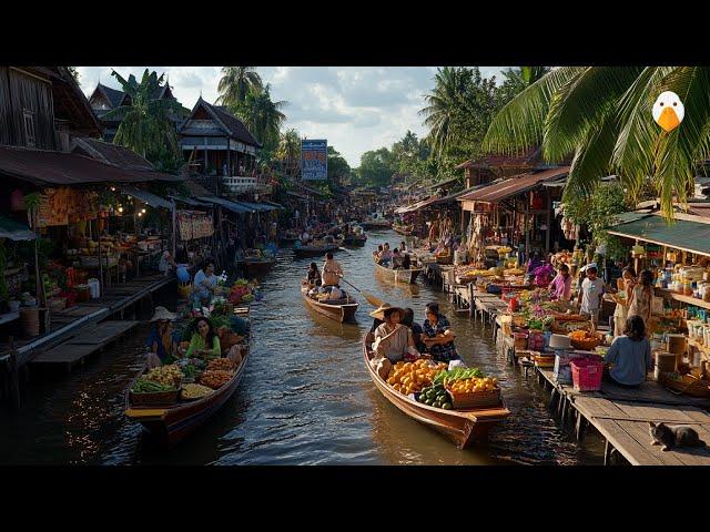 Amphawa, Thailand Discover Thailand's Stunning Floating Market! (4K HDR)