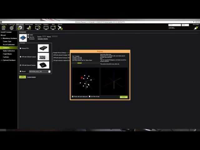 APM PIXHAWK Compass Calibration