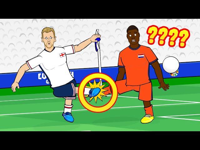 PENALTY?! England BEAT Netherlands (Watkins Kane Euro 2024 Semi-Final Penalty Goals Highlights)