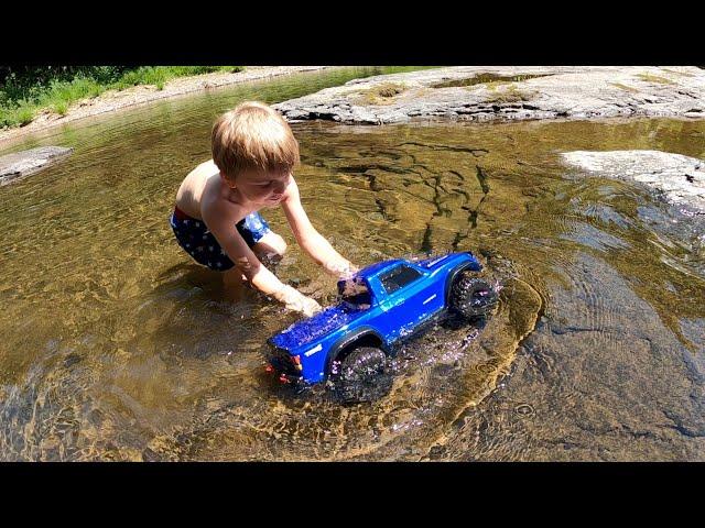 We Sunk Our Traxxas RC Truck...