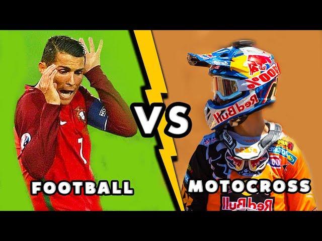 MOTOCROSS VS FOOTBALL - [HD]