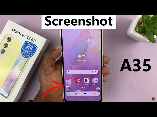 How To Screenshot On Samsung Galaxy A35 5G