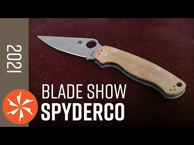 New Spyderco Knives at Blade Show 2021 - KnifeCenter.com