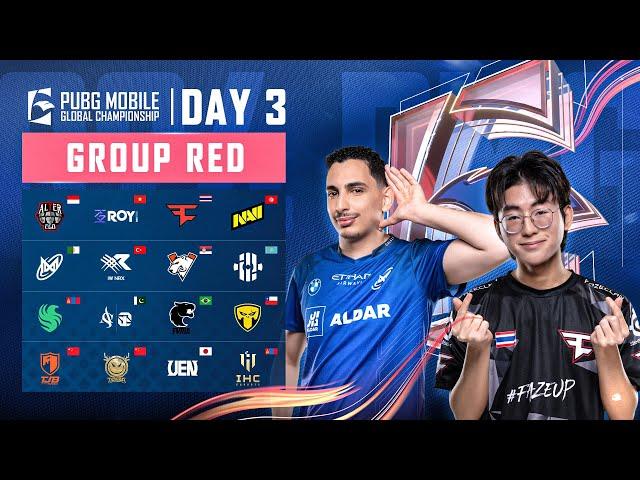 [EN] 2024 PMGC League | Group Red Day 3 | PUBG MOBILE Global Championship