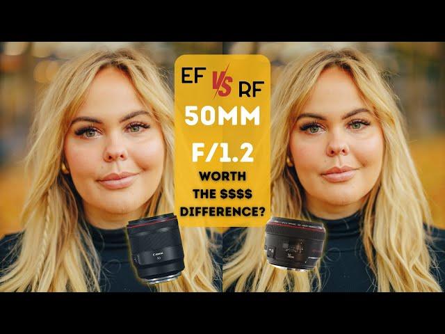 RF vs EF 50mm f/1.2 Lens Comparison for Portrait Photography