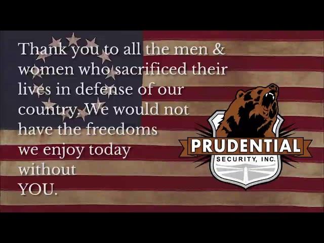 Prudential Security - Memorial Day 2020