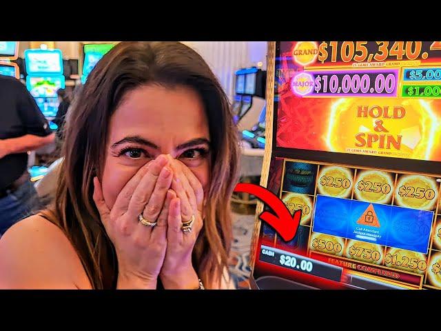 $20 LEFT AND IT HAPPENED - This  Is Why We LOVE Slots In VEGAS