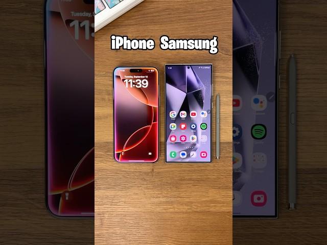 iPhone 16 Pro vs Samsung S24 Ultra - LOOK AT ME! 