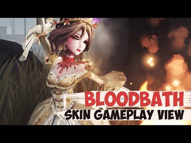 Bloodbath / Bloody Queen's S skin gameplay / IDENTITY V