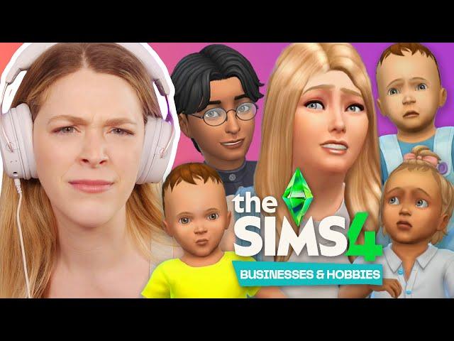 Running A 100 Baby Daycare In The Sims 4 Businesses & Hobbies | First Look