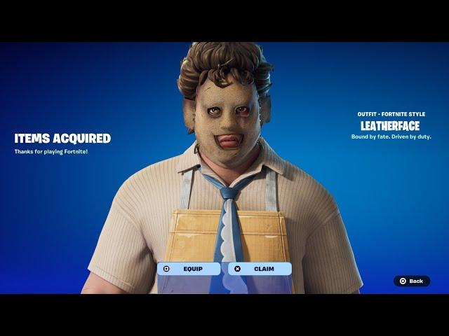 HOW TO GET LEATHERFACE SKIN IN FORTNITE!