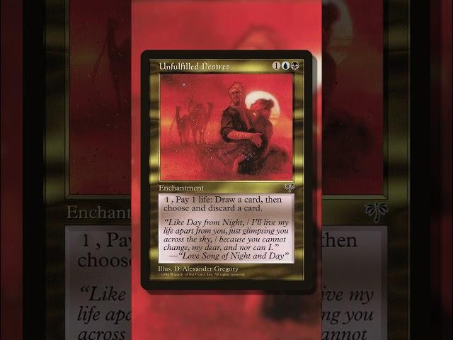 UNDERRATED ENCHANTMENT FOR COMMANDER! | Unfulfilled Desires from Mirage | #Shorts