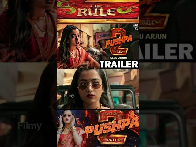 Pushpa 2 Srivalli Look || Pushpa 2 Release Date || Pushpa 2 Trailer #pushpa_2_teaser #shorts