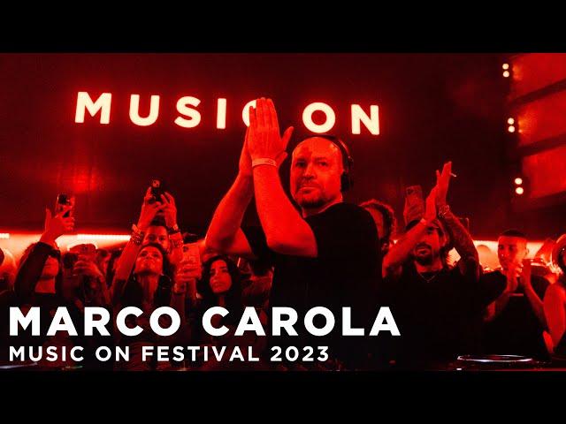 MARCO CAROLA at MUSIC ON FESTIVAL 2023 • AMSTERDAM