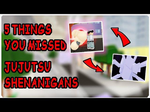 5 Things YOU DIDN'T Know About Mahito In Jujutsu Shenanigans | Roblox Jujutsu Shenanigans