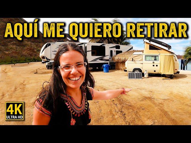 THE IDEAL BEACH to RETIRE with our camper van in Mexico | Furgo en ruta (Van on the road) T8-E25