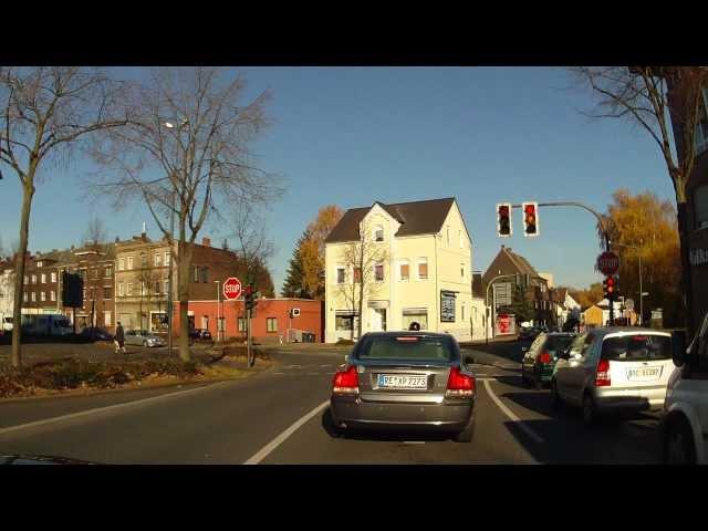 Tour de Ruhr - Ewaldstraße Herten in voller Länge - wunderschönes Ruhrgebiet (1080p)