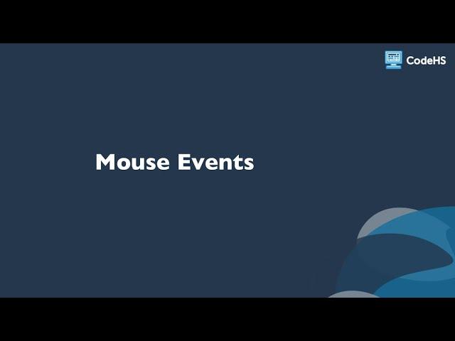 Mouse Click Events in JavaScript