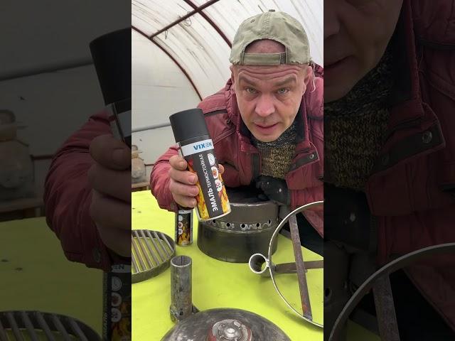 Мангал холостяка из газового баллона  #diy #дача #сварка #декор