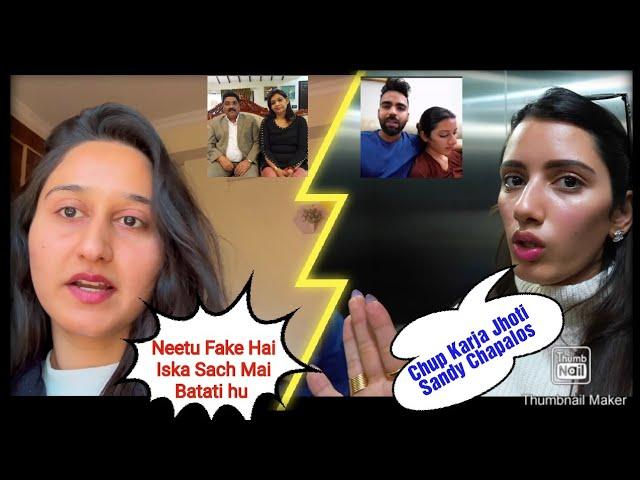 Sandy Insults Neetu Bisht  | Lakhneet Controversy