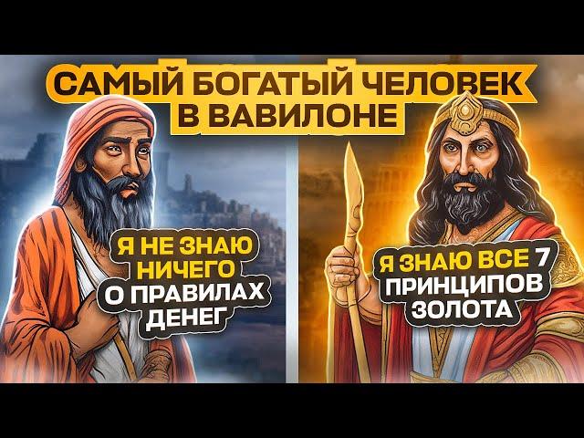 САМЫЙ БОГАТЫЙ ЧЕЛОВЕК В ВАВИЛОНЕ - КНИГА ЗА 8 МИНУТ! | УЗНАЙ ВСЕ 7 ПРИНЦИПОВ ЗОЛОТА | Джордж Клейсон