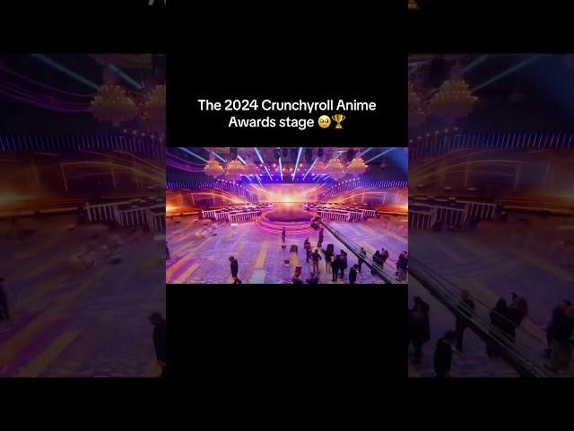 Look at the #AnimeAwards stage  #anime #shorts