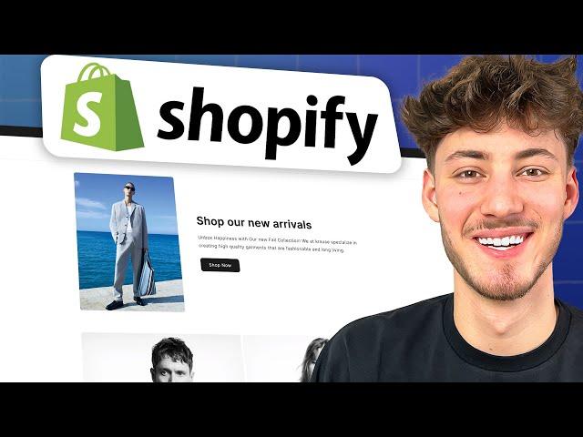 Full Shopify Website Design Tutorial | How To Design a Shopify Store (2025)