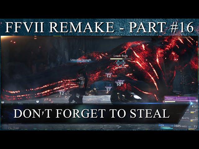 Let's Play Final Fantasy 7 Remake! Subterranean Menace then back to the Sewers! - PART 16