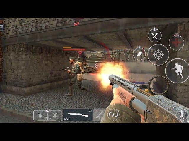 World War 2 Battle Combat Supreme Shotgun Winchester Model 1897 Elite Clan war Epic Gameplay