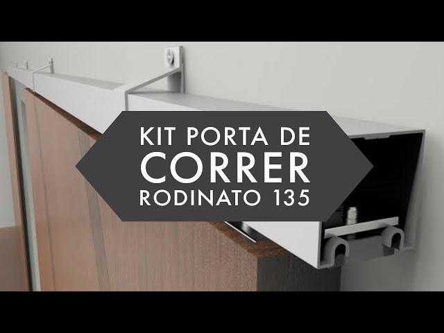 Instalação Kit porta de correr Rodinato 135