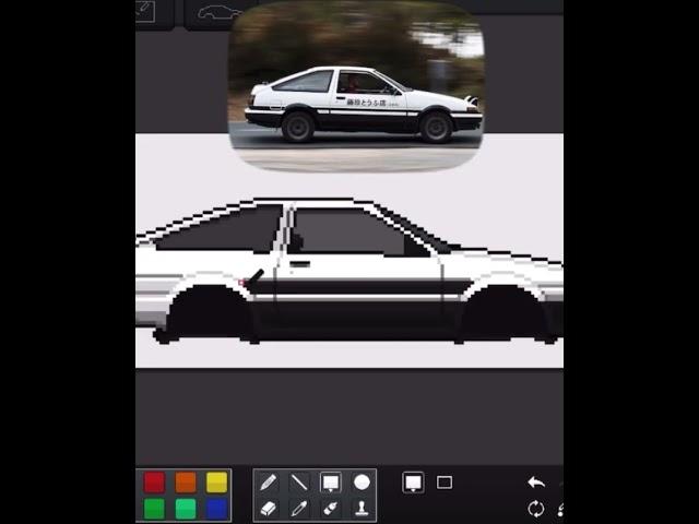 Pixel Car Racer AE86 Trueno