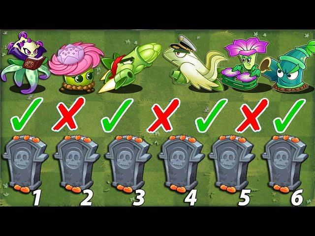 Every Plant China Vs 99 Gravestones - Who Will Win? - PvZ 2 Chinese Version Challenge