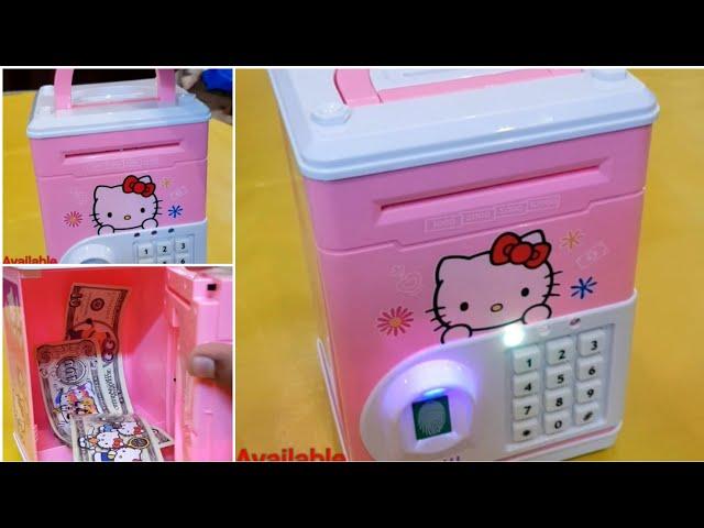 Mini ATM  For Kids || kids Money $ Saving with Password & Fingerprint || Toy TV