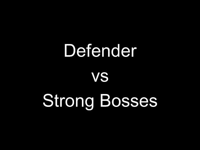 Defender vs Strong Bosses  Minecraft  Mob Battle