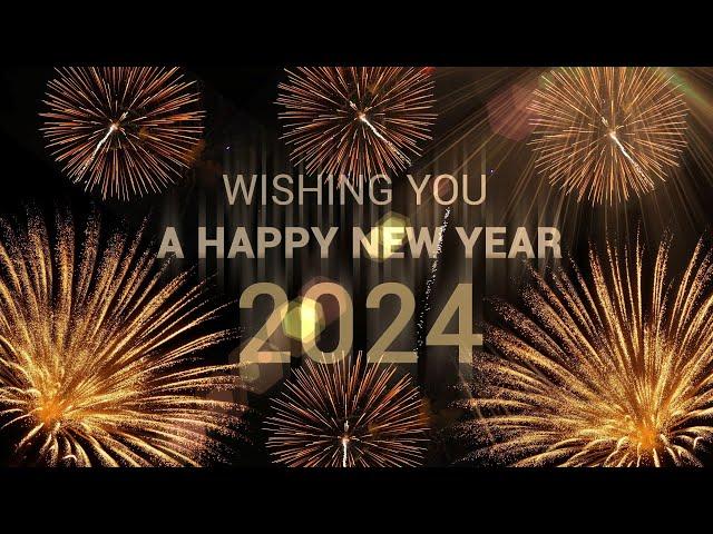 4k New Year 2024 Wishes | Best Wishing A Happy New Year 2024 Video Greetings in 4K