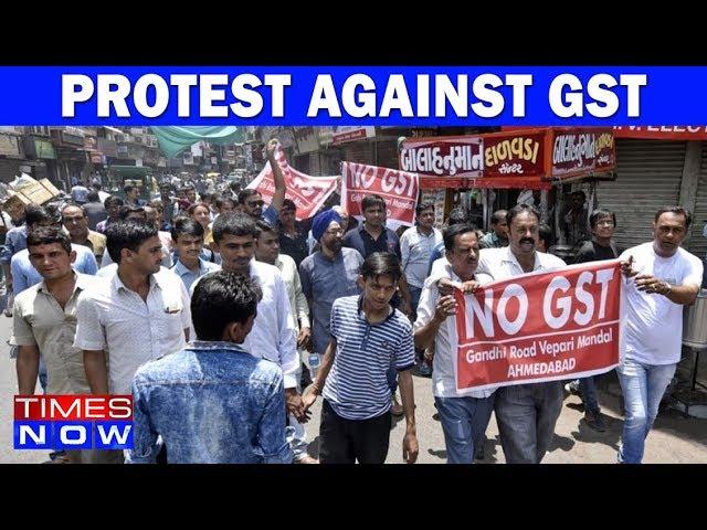 GST Protest Intensifies In Surat - Police Takes Action