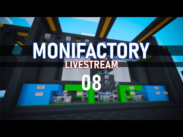 Monifactory - Building Platline! (no hate on my spaghetti wiring) 08 Modded Minecraft