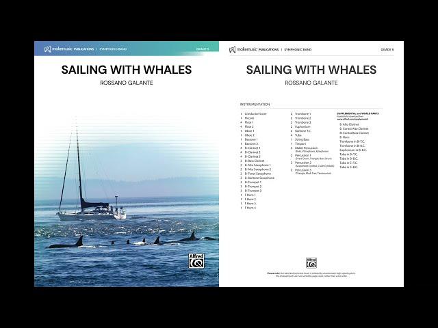 Sailing with Whales, by Rossano Galante – Score & Sound