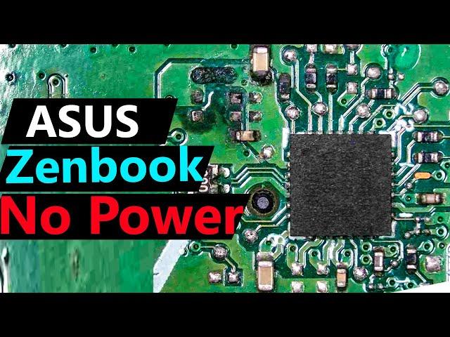 How to repair Asus zenbook Ux 430 power won't turm on || asus laptop not turning on