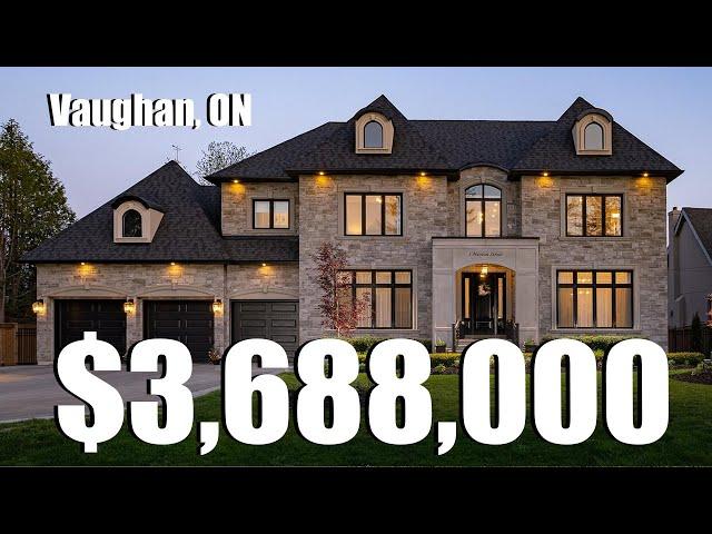 THIS IS THE ONE YOU'VE BEEN WAITING FOR!!!! $3.6 MILLION DOLLAR VAUGHAN HOME TOUR!!