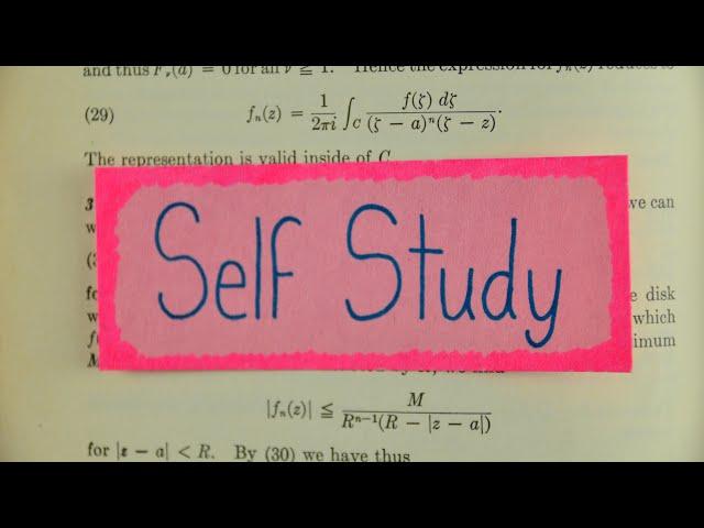 How to self study pure math - a step-by-step guide