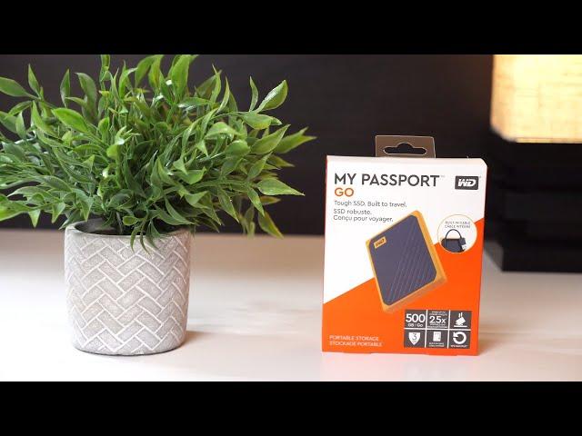 WD My Passport Go SSD Portable Hard Drive | It's Fast!