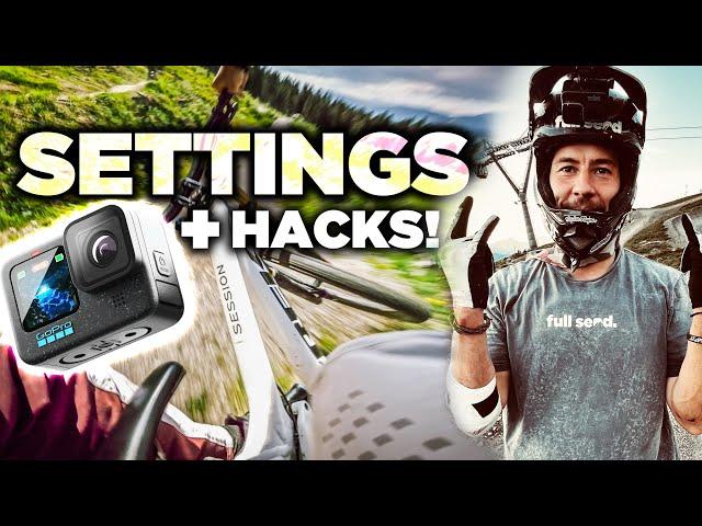 DIE PERFEKTEN GOPRO SETTINGS für MTB?! + Hacks