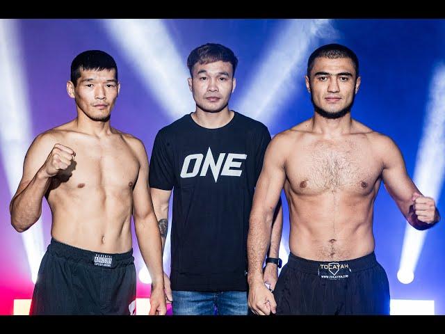 Chayan Oorzhak face off Avliyohon Hamidov ONE Lumpinee 30 June 2923