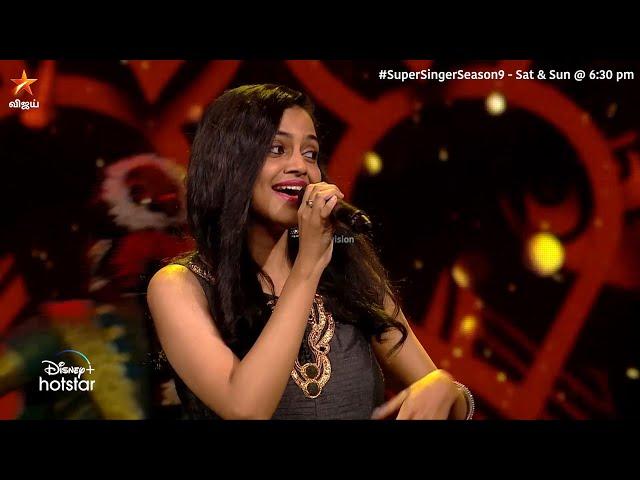 Ratchasa maamanae Rathiriyin sooriyanae song by #Pooja | Super Singer Season 9